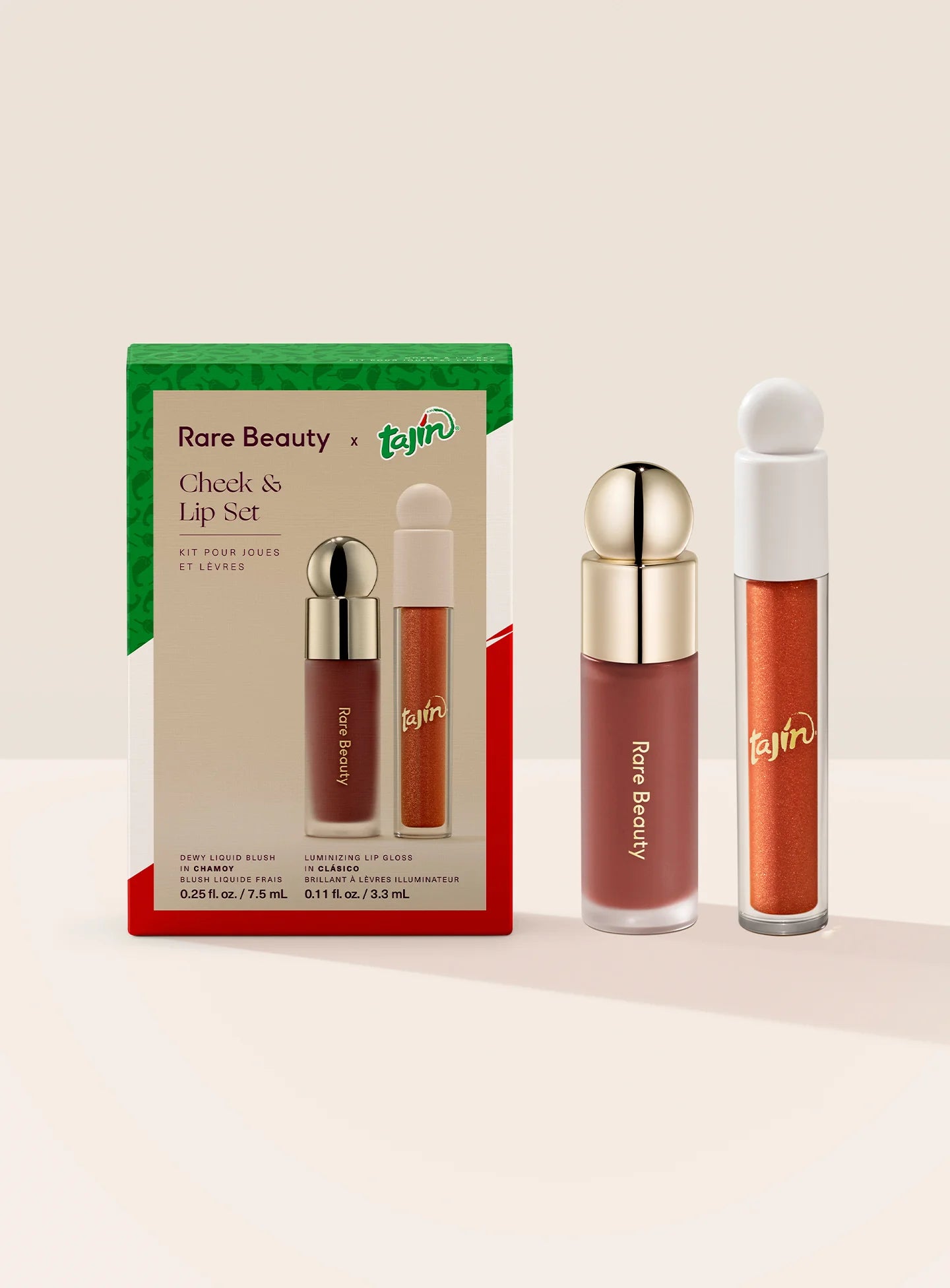 Rare Beauty x Tajín Cheek & Lip Set