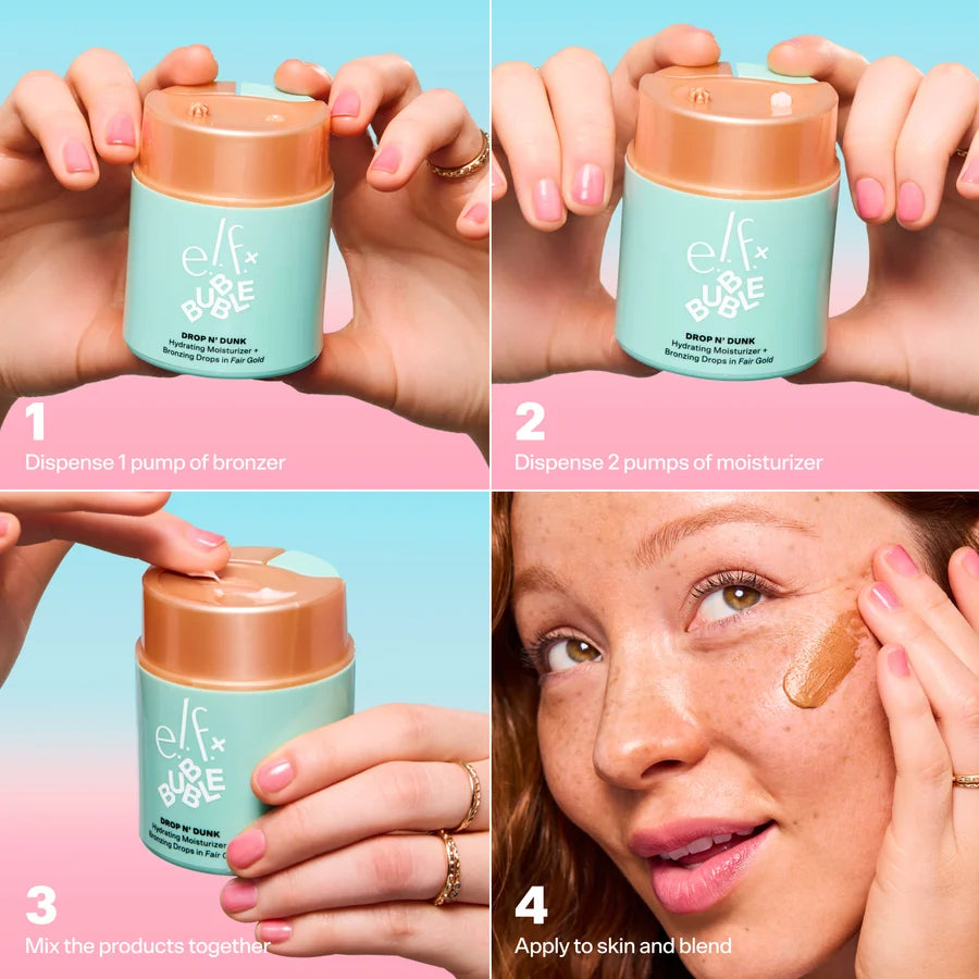 Drop N’ Dunk Bronzing Drops + Slam Dunk Hydrating Moisturizer