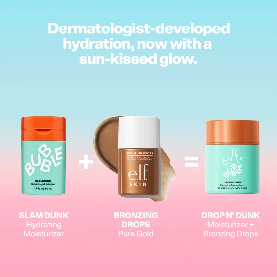Drop N’ Dunk Bronzing Drops + Slam Dunk Hydrating Moisturizer