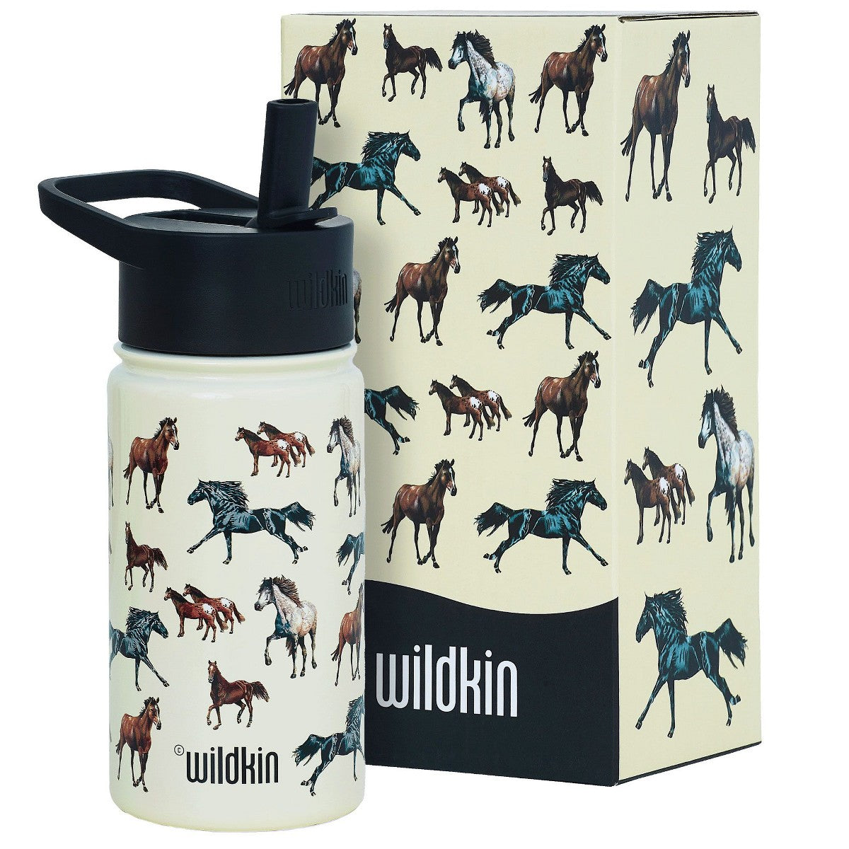 Botella térmica infantil Wildkin 14 oz diseño Horse Dreams #color_WIK Horse Dreams