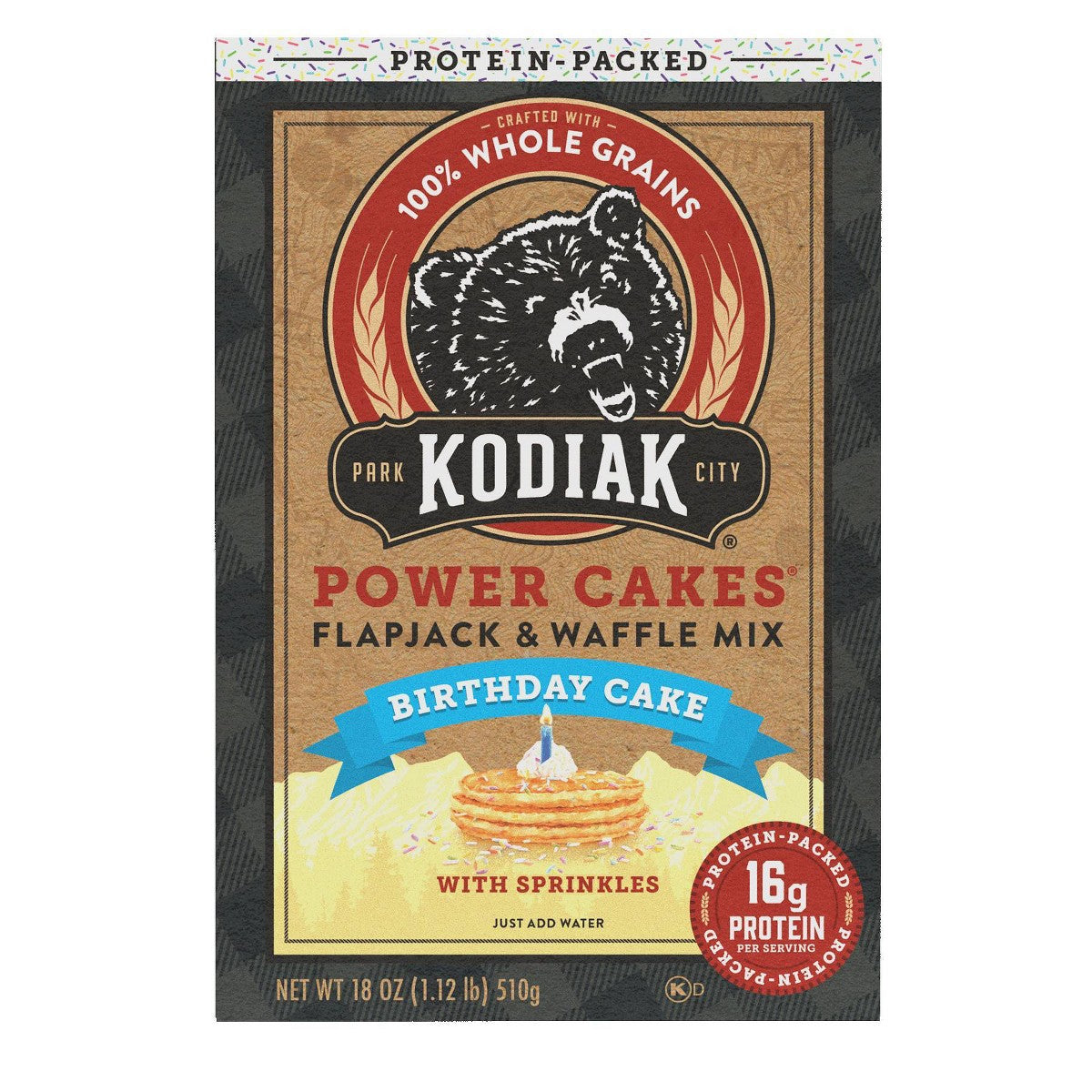 Kodiak Power Cakes Birthday Cake - 18 oz imagen 5 #sabor_Birthday Cake - 18 oz