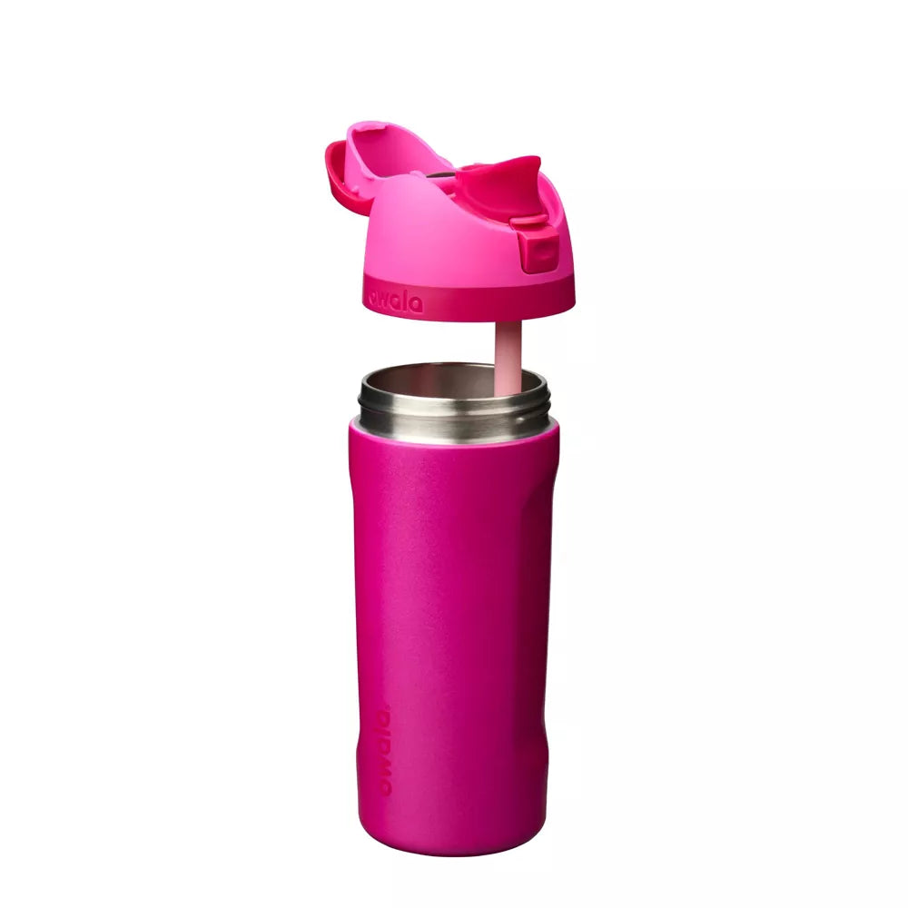 Owala Kids Stainless Steel FreeSip Water Bottle Read My Lips #color_OWA Read My Lips