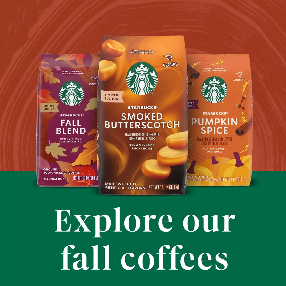 Starbucks Pumpkin Spice Light Roast Ground Coffee