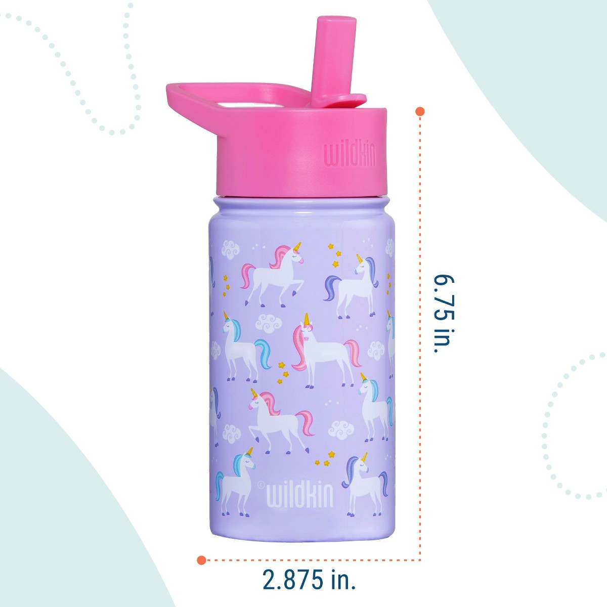 Termo Wildkin 14 oz para niños diseño Unicorn, características #color_WIK Unicorn