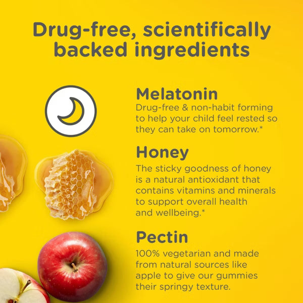 Zarbee’s Kids Gomitas de Melatonina 1 mg para Niños 50