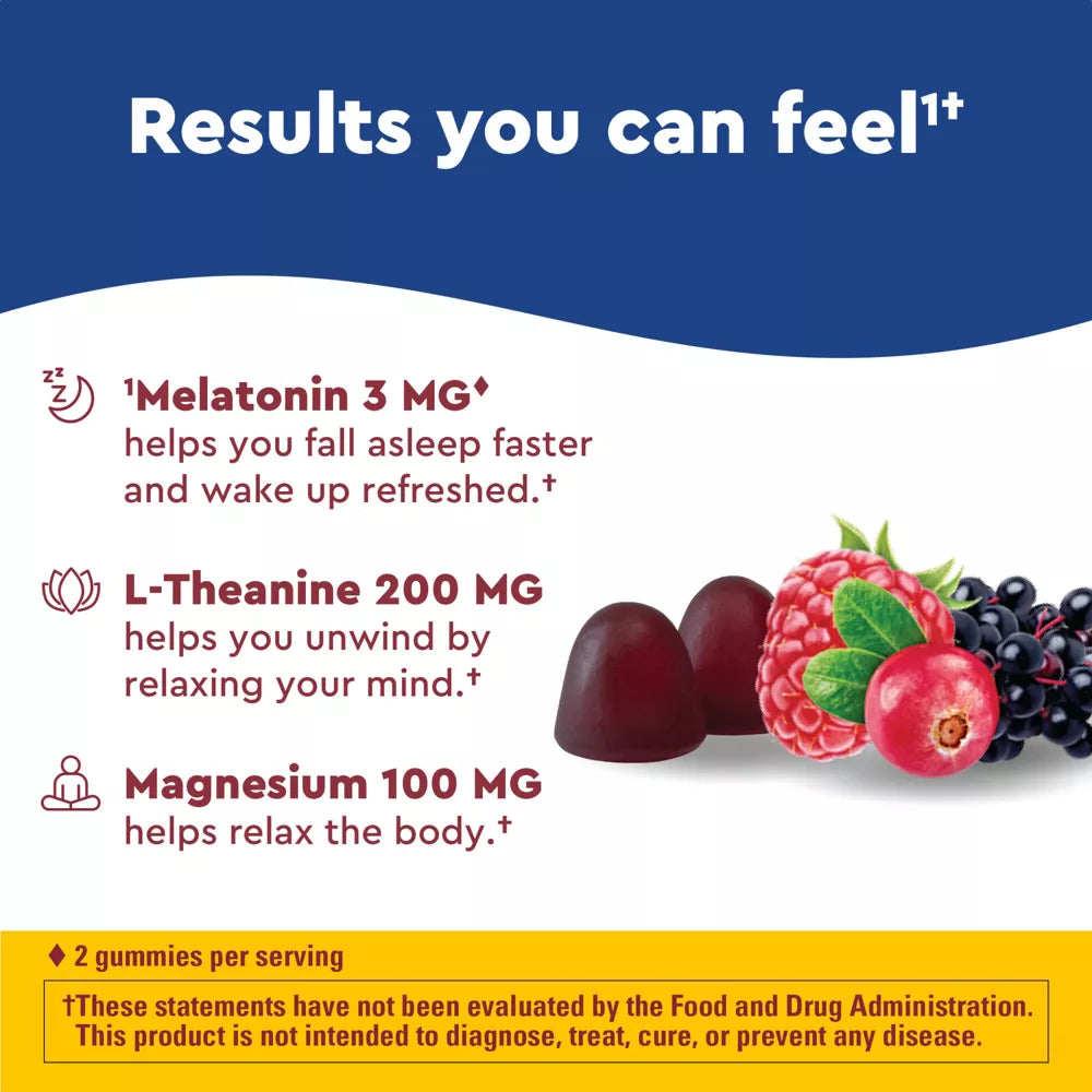 Wellblends Sleep and Recover Sleep Aid Gummies with Melatonin, L theanine and Magnesium