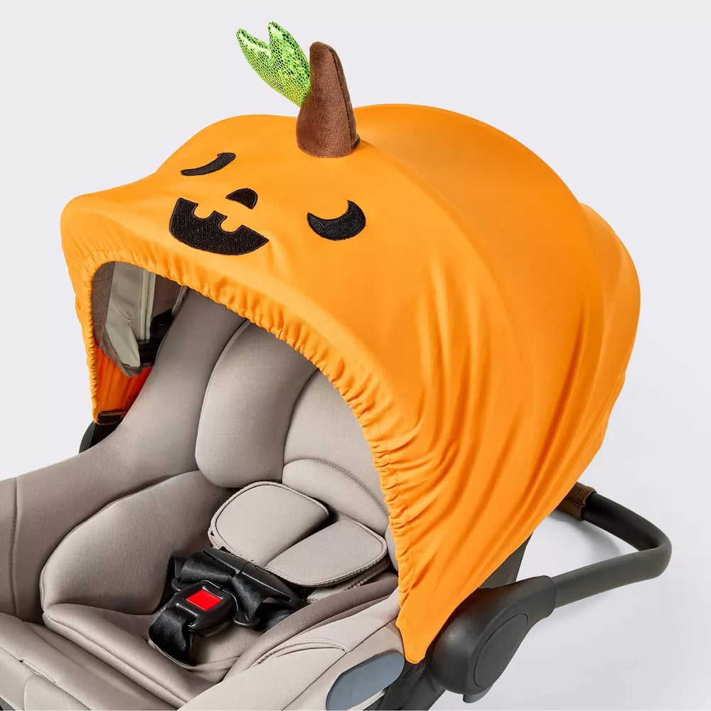 Car Seat/Stroller Canopy Costume - Pumpkin