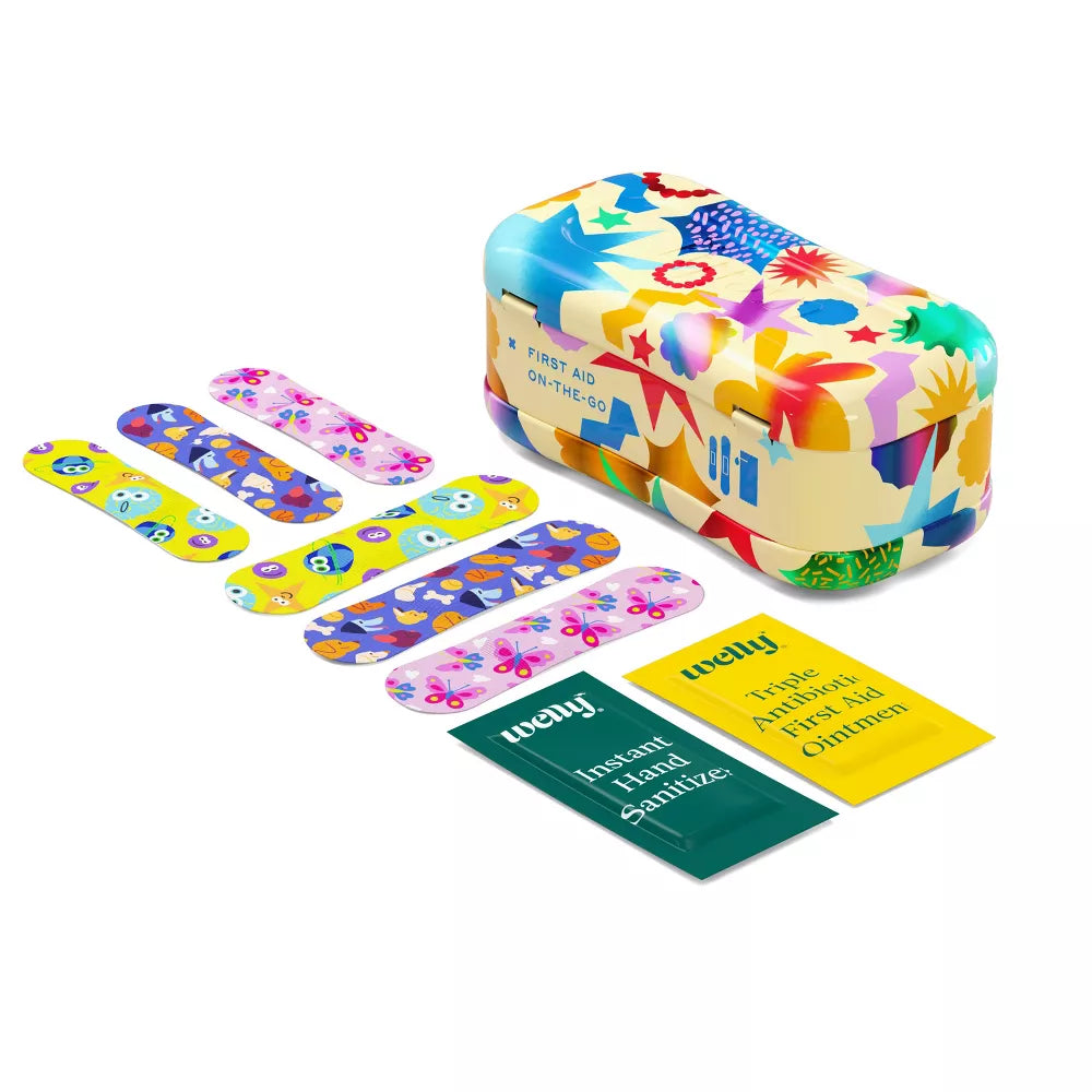 Kid's Quick Fix First Aid Bandage Travel Kit - Multi-Color