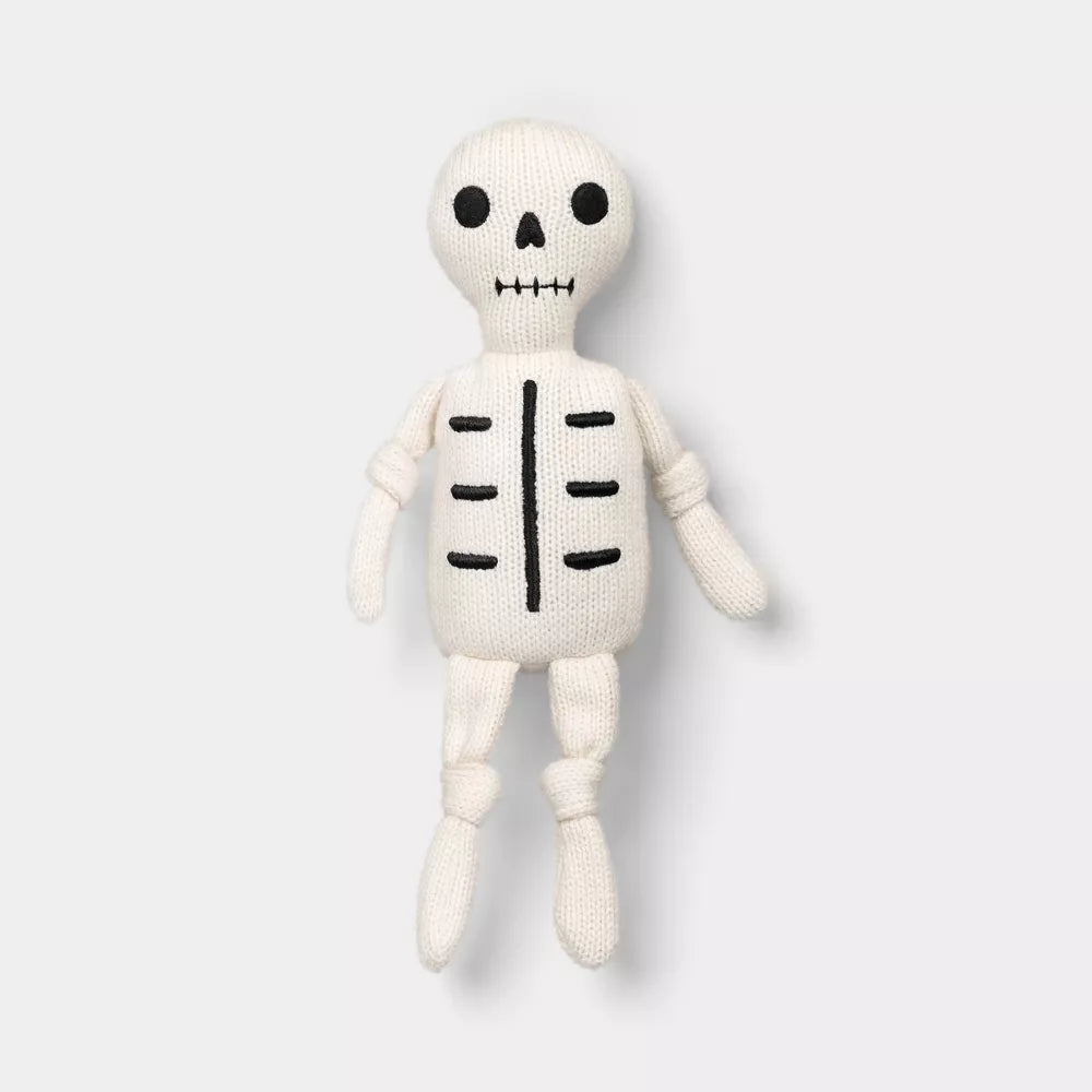 Skeleton Classic Halloween Small Knit Character Sitabout