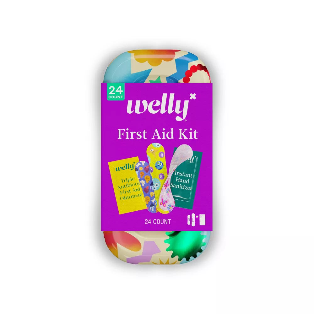 Kid's Quick Fix First Aid Bandage Travel Kit - Multi-Color
