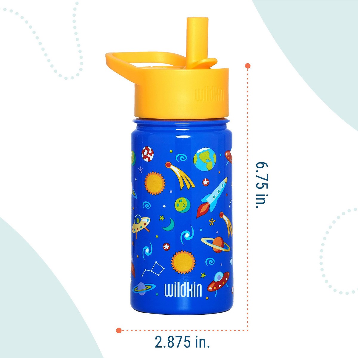 Termo Wildkin 14 oz para niños diseño Out of This World, características #color_WIK Out of This World