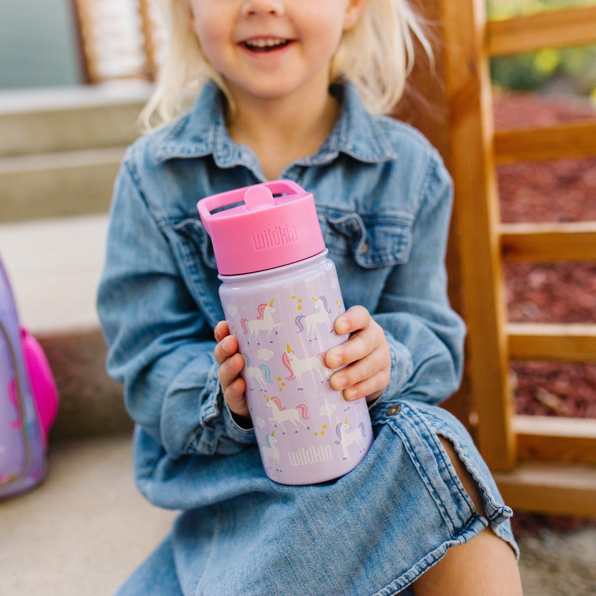 Termo infantil Wildkin de acero inoxidable Unicorn, vista del producto #color_WIK Unicorn