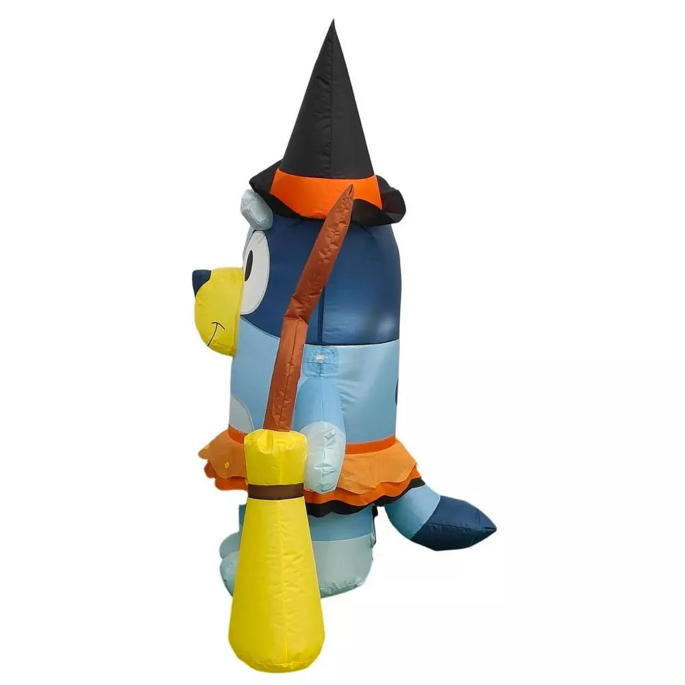 Bluey 42" Airblown Bluey in Witch Costume Halloween Decoration