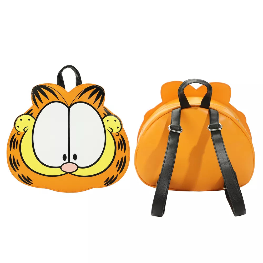Character Head Orange 9" Adult Mini Novelty Backpack