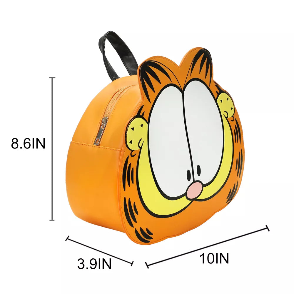 Character Head Orange 9" Adult Mini Novelty Backpack