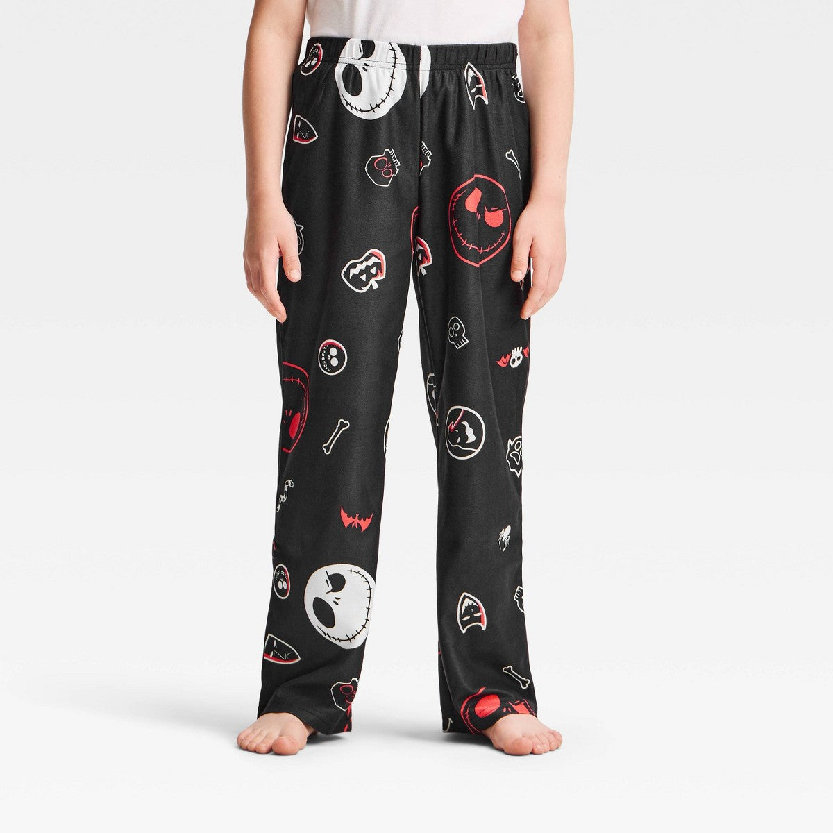 Pijama infantil NBC Halloween negro con estampado Jack Skellington y Sally
