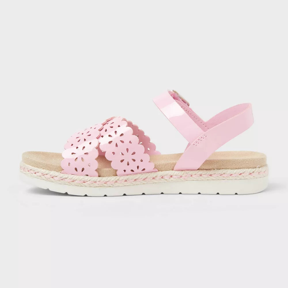 Sandalias footbed niña Cat Jack cómodas con tiras perforadas