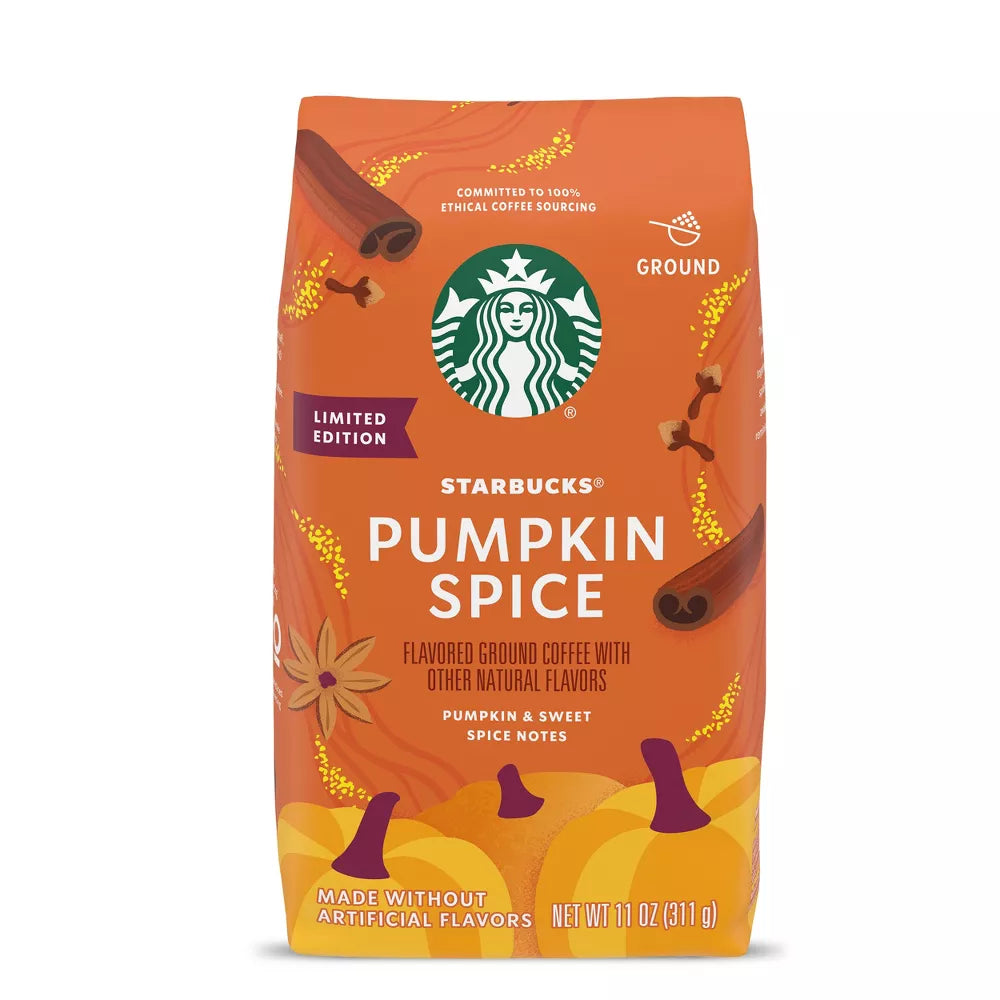 Starbucks Pumpkin Spice Light Roast Ground Coffee