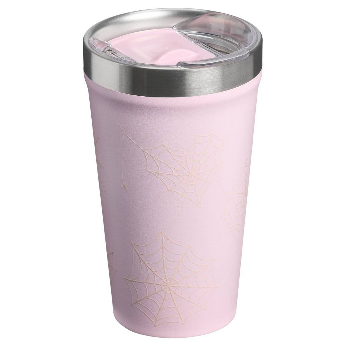 Vista adicional del vaso térmico Stanley Everyday Tumbler Pink Sugar Spider Webs #color_STA Pink Sugar Spider Webs