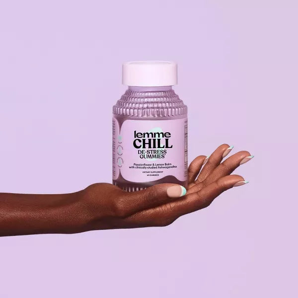 Lemme Chill De-Stress Ashwagandha Vegan Gummies