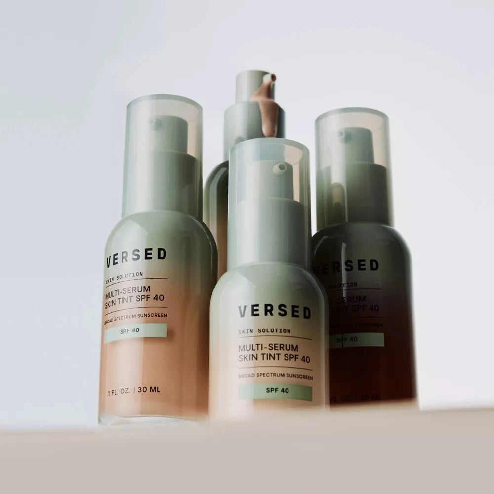 Skin tint Versed hidratante con cobertura construible