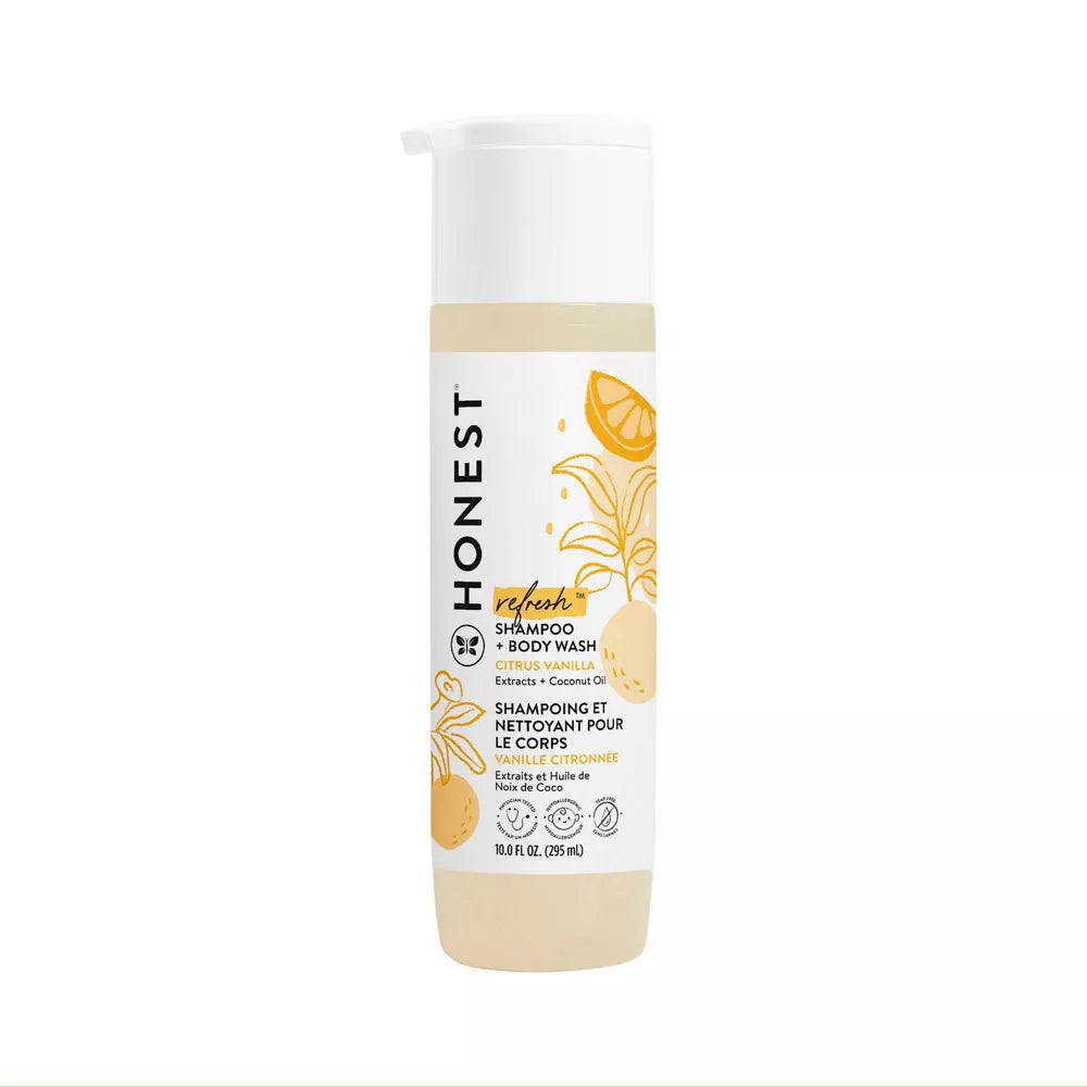 Refresh Shampoo + Body Wash- Citrus Vanilla