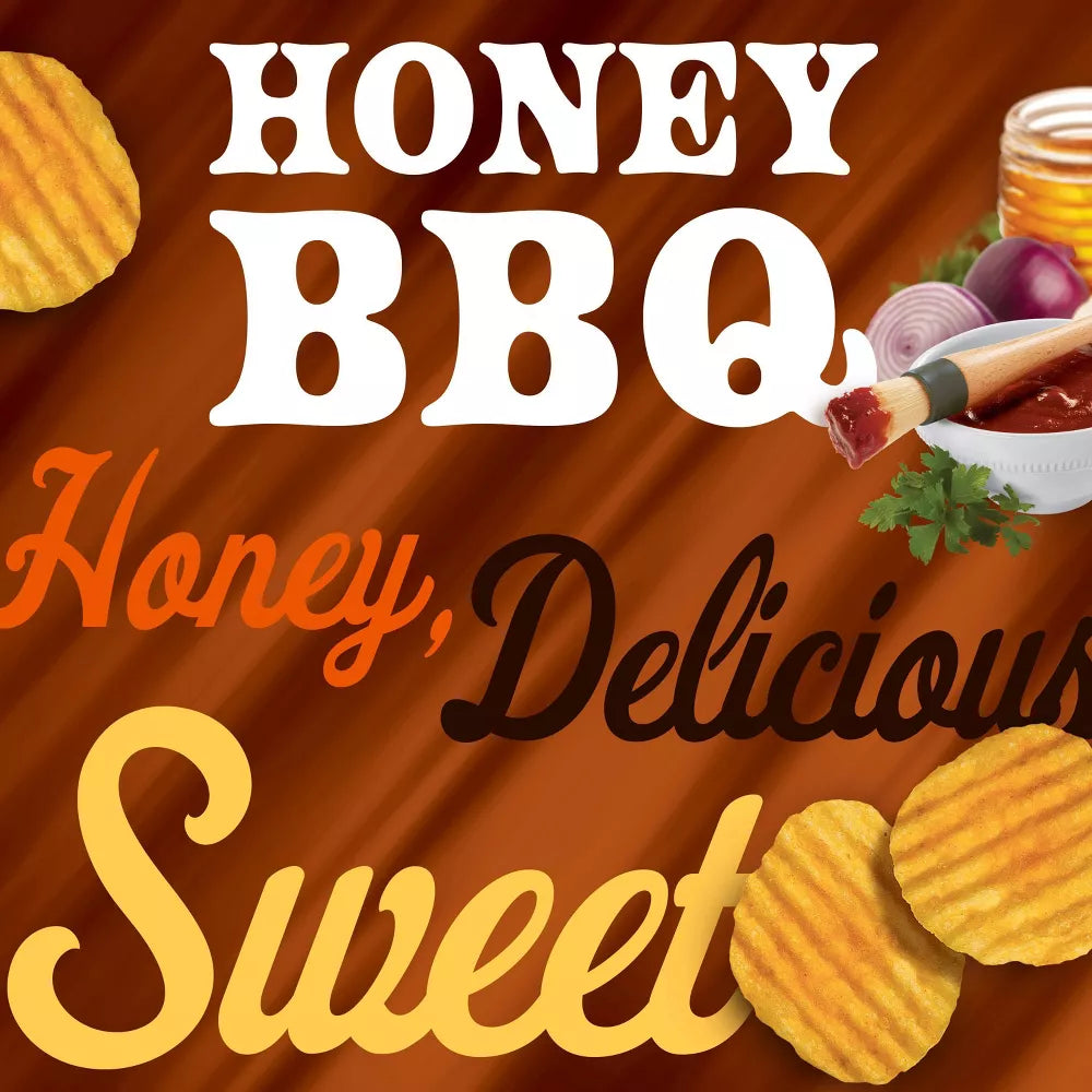 Honey BBQ Ripple Potato Chips