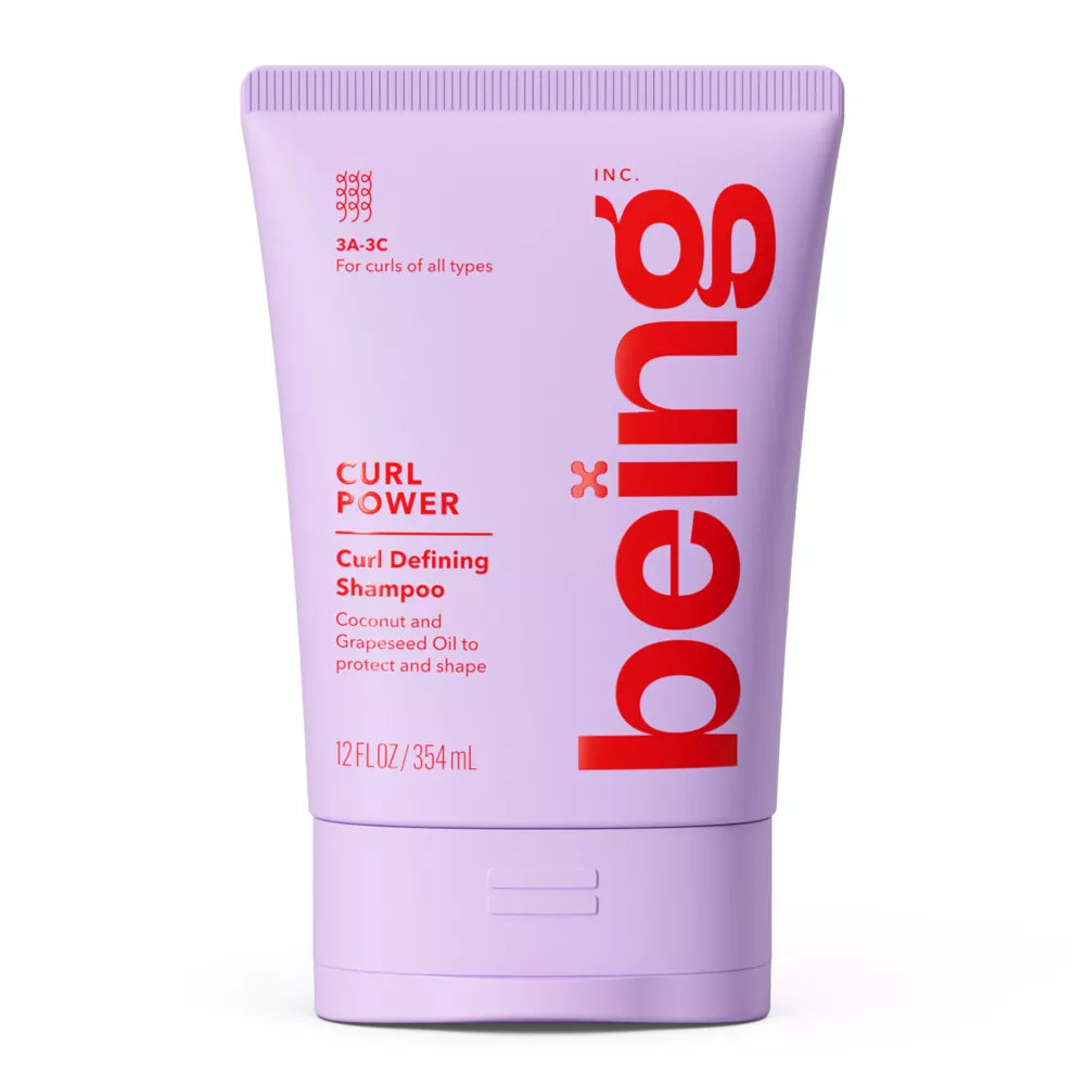Being Curl Power Shampoo para cabello rizado y rizos definidos