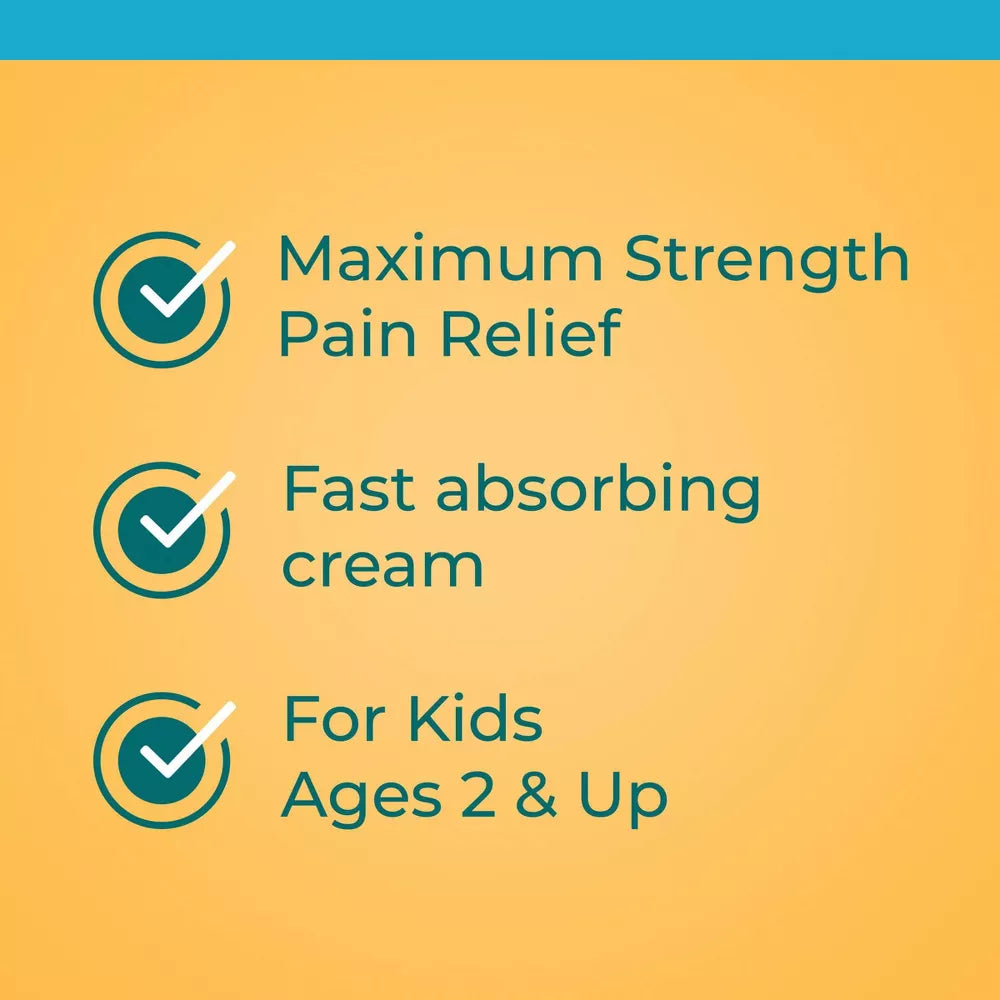 Antibiotic and Pain Relieving Cream for Children
