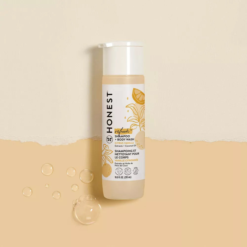 Refresh Shampoo + Body Wash- Citrus Vanilla