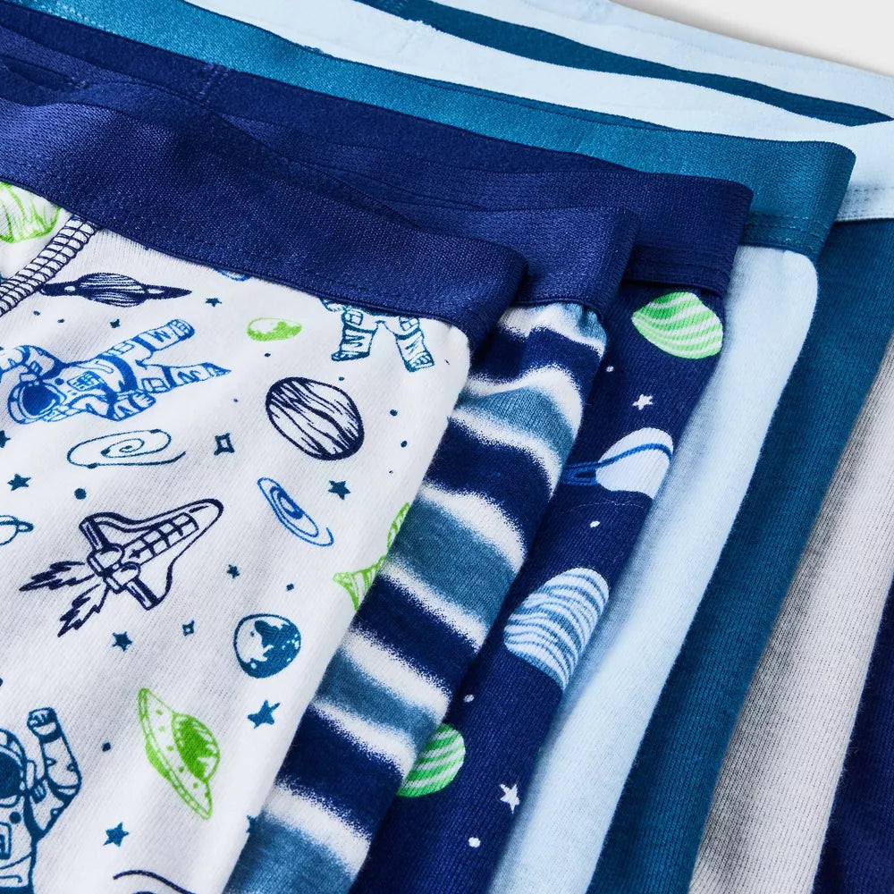 Boys' 7pk Space Boxer Briefs