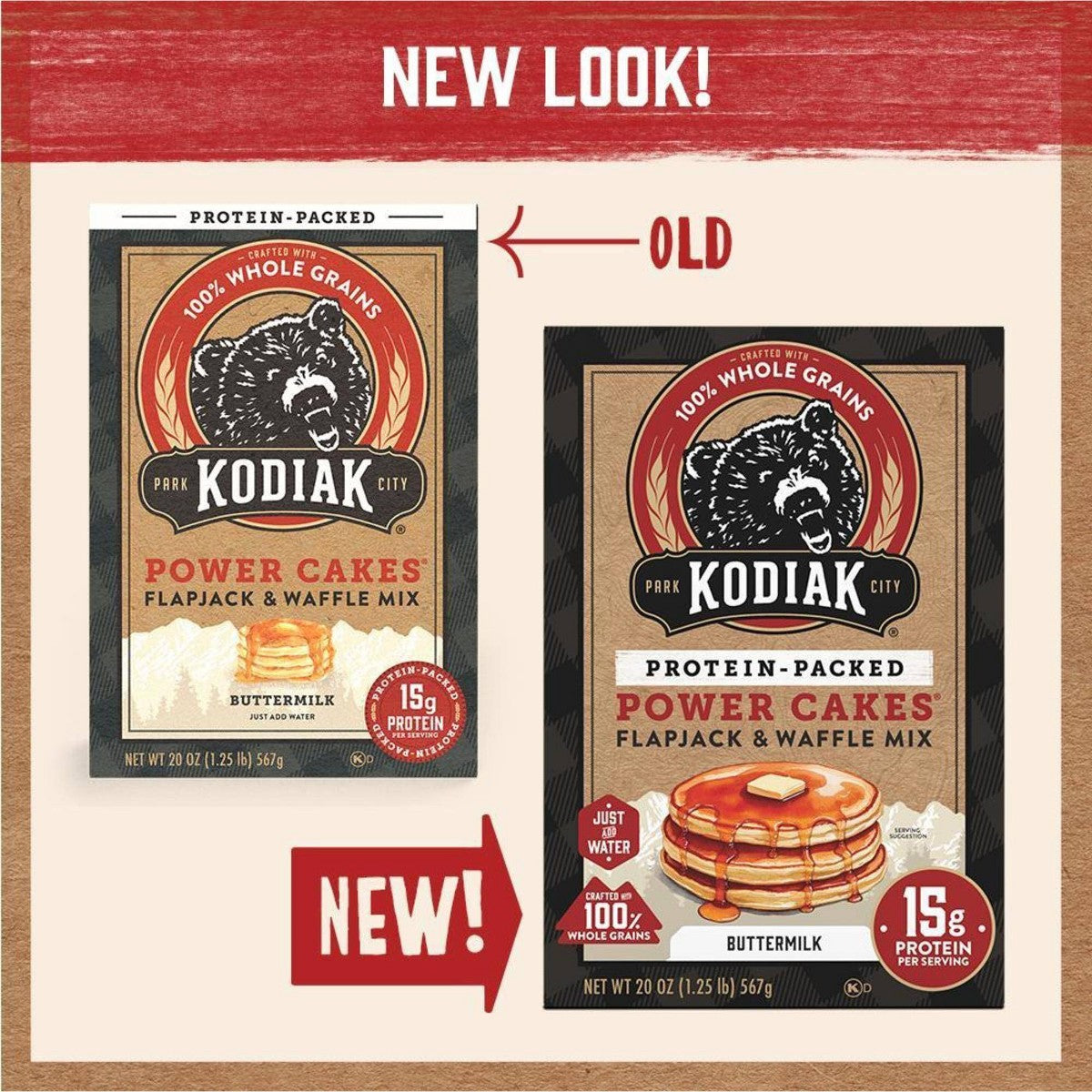Kodiak Power Cakes Buttermilk - 20 oz imagen 3 #sabor_Buttermilk - 20 oz