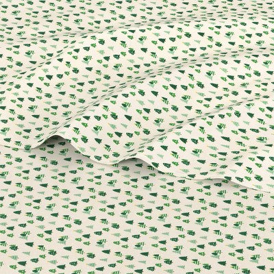 Wondershop Holiday Flannel Sheet Set, fotografía oficial del juego de sábanas, detalle 3 #color_WS Trees