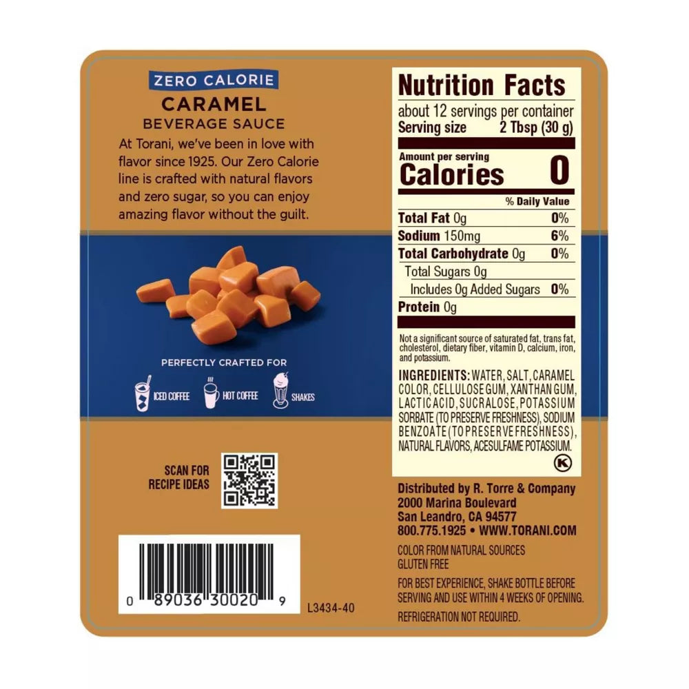 Zero Calorie Caramel Sauce