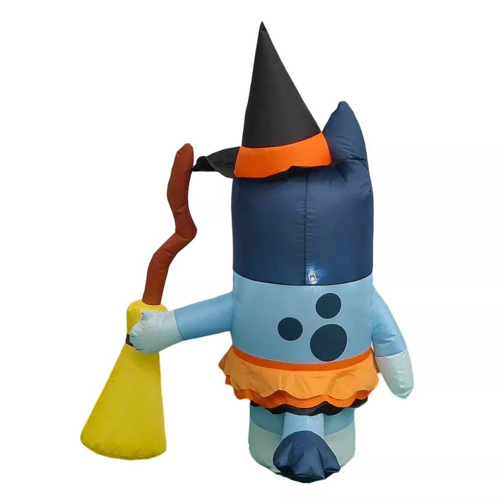 Bluey 42" Airblown Bluey in Witch Costume Halloween Decoration