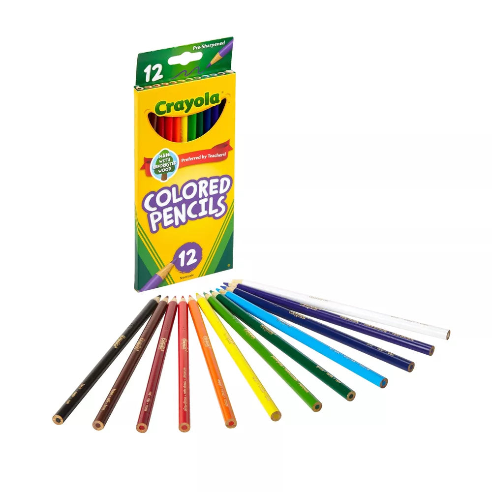 Crayola 12ct Pre-Sharpened Colored Pencils