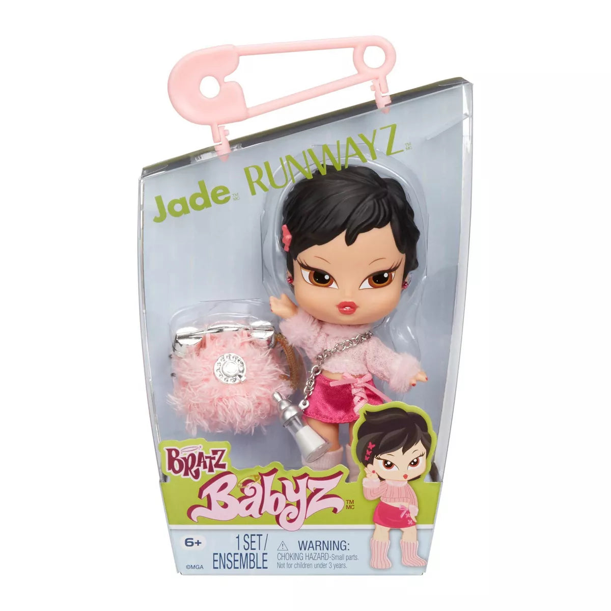 Babyz Runwayz Jade Collectible Fashion Doll with Real Fashions 8"