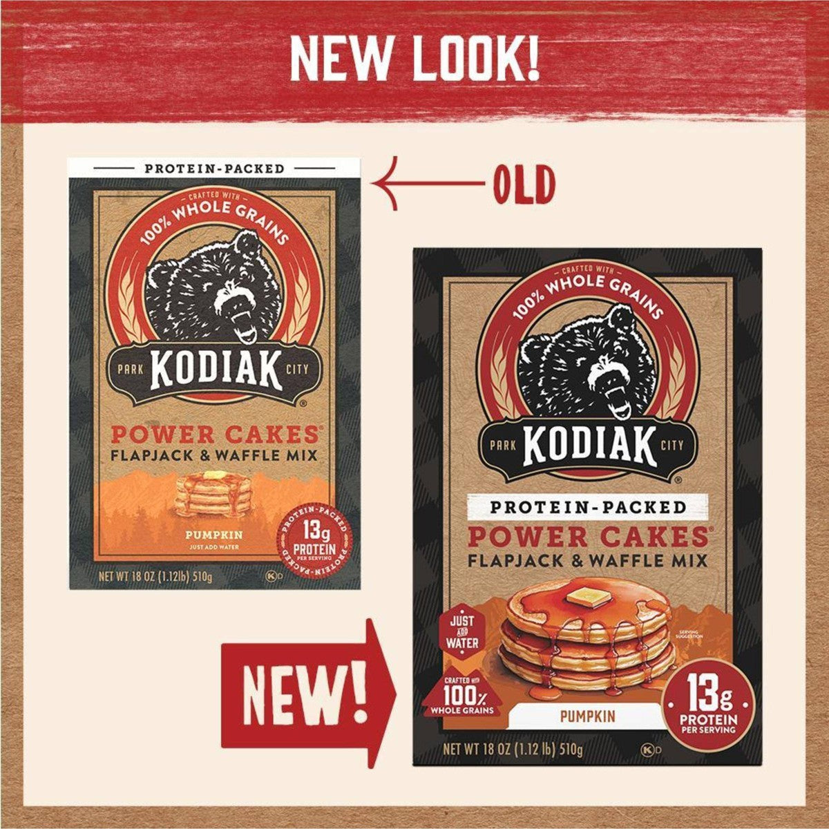 Kodiak Power Cakes Pumpkin - 18 oz imagen 3 #sabor_Pumpkin - 18 oz