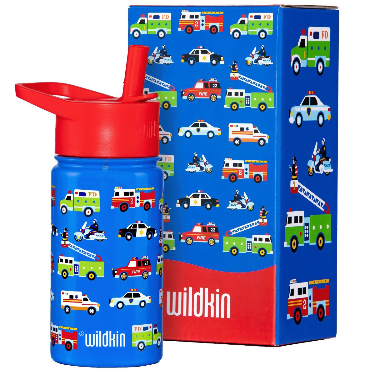 Botella térmica infantil Wildkin 14 oz diseño Heroes #color_WIK Heroes