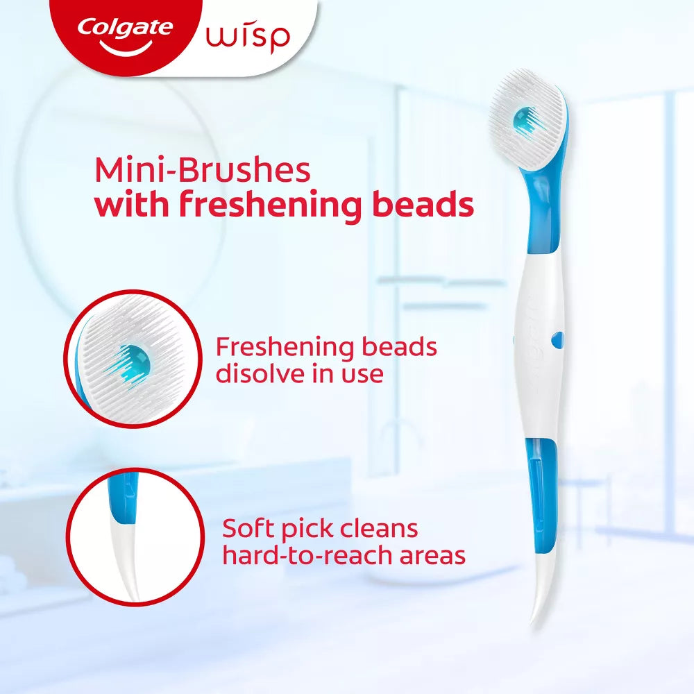 Max Fresh Wisp Disposable Travel Toothbrushes