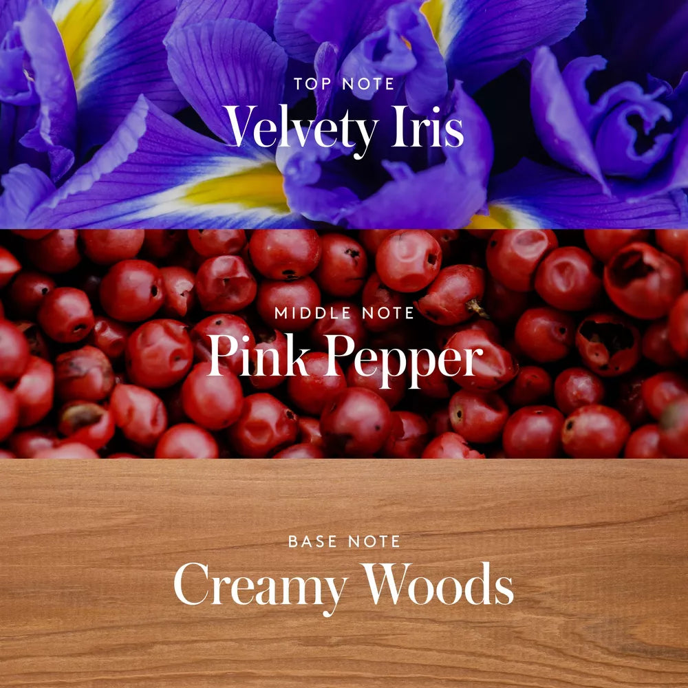 #aroma_Love Letter | Iris aterciopelado - Pimienta rosa y Maderas cremosas