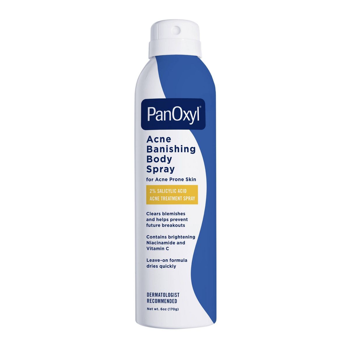 Spray para acné corporal PanOxyl con 2% ácido salicílico para espalda y pecho