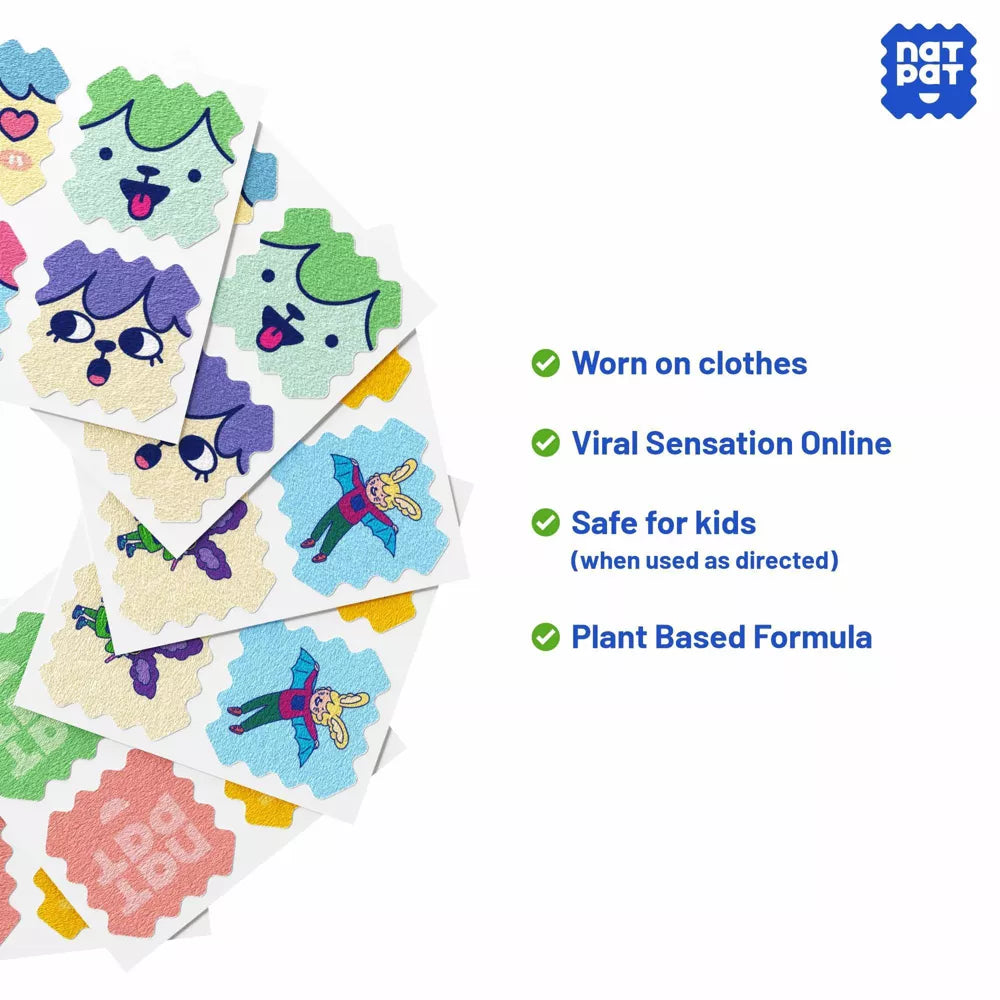 Baby Mosquito Repellent Stickers - 24pc Duración de 6-Hour con aroma de Citronella