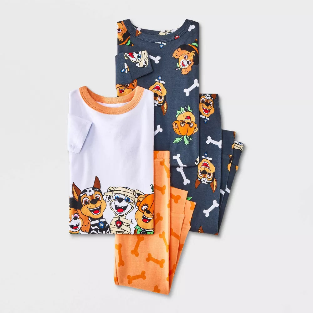 Baby 4pc PAW Patrol Halloween Cotton Snug Fit Pajama Set