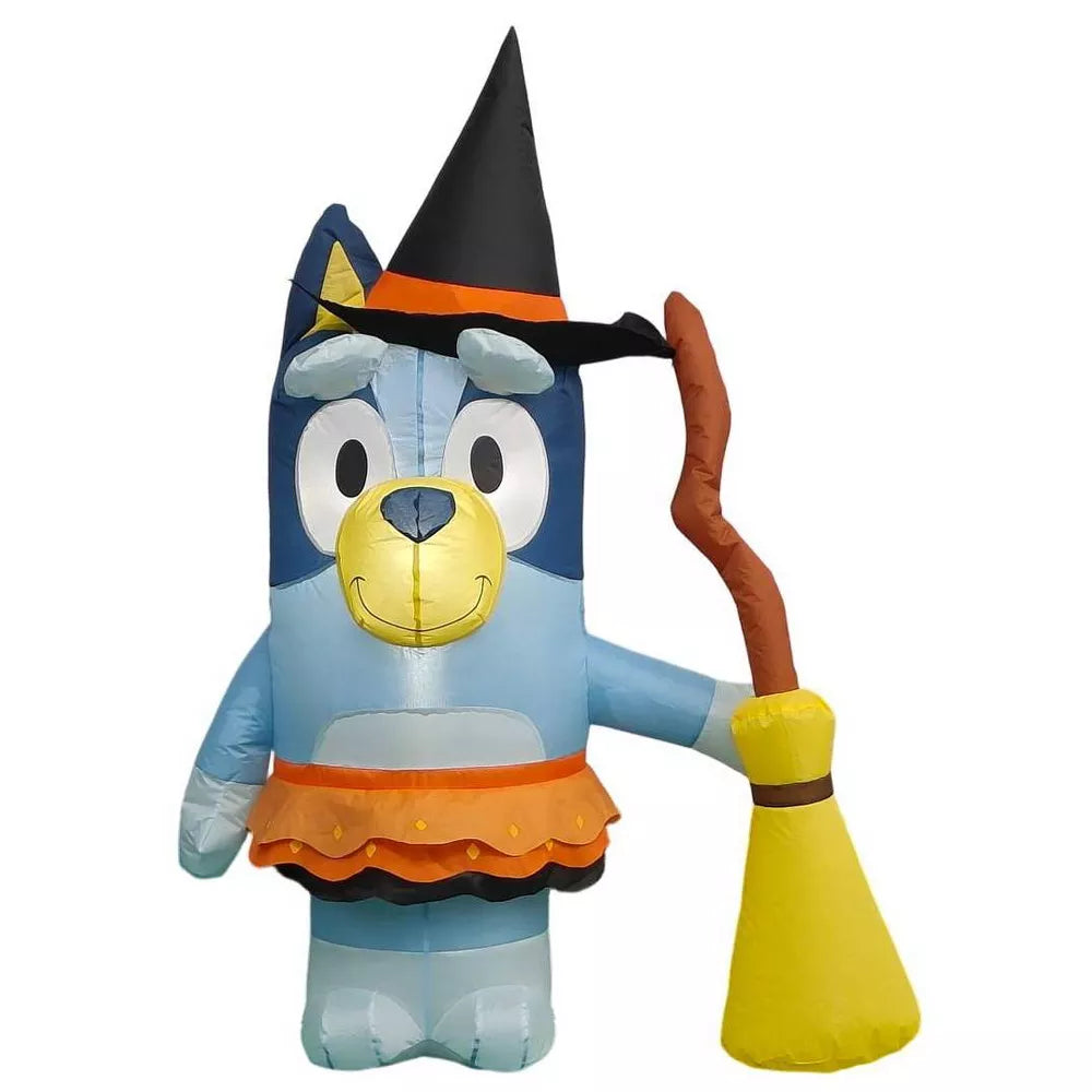 Bluey 42" Airblown Bluey in Witch Costume Halloween Decoration