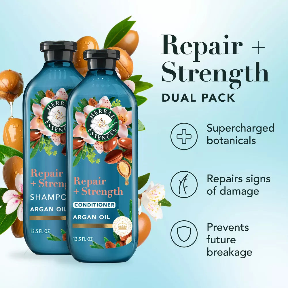 Pure Plants Blend Argan Oil Repairing Color-Safe Shampoo/Conditioner Dual Pack