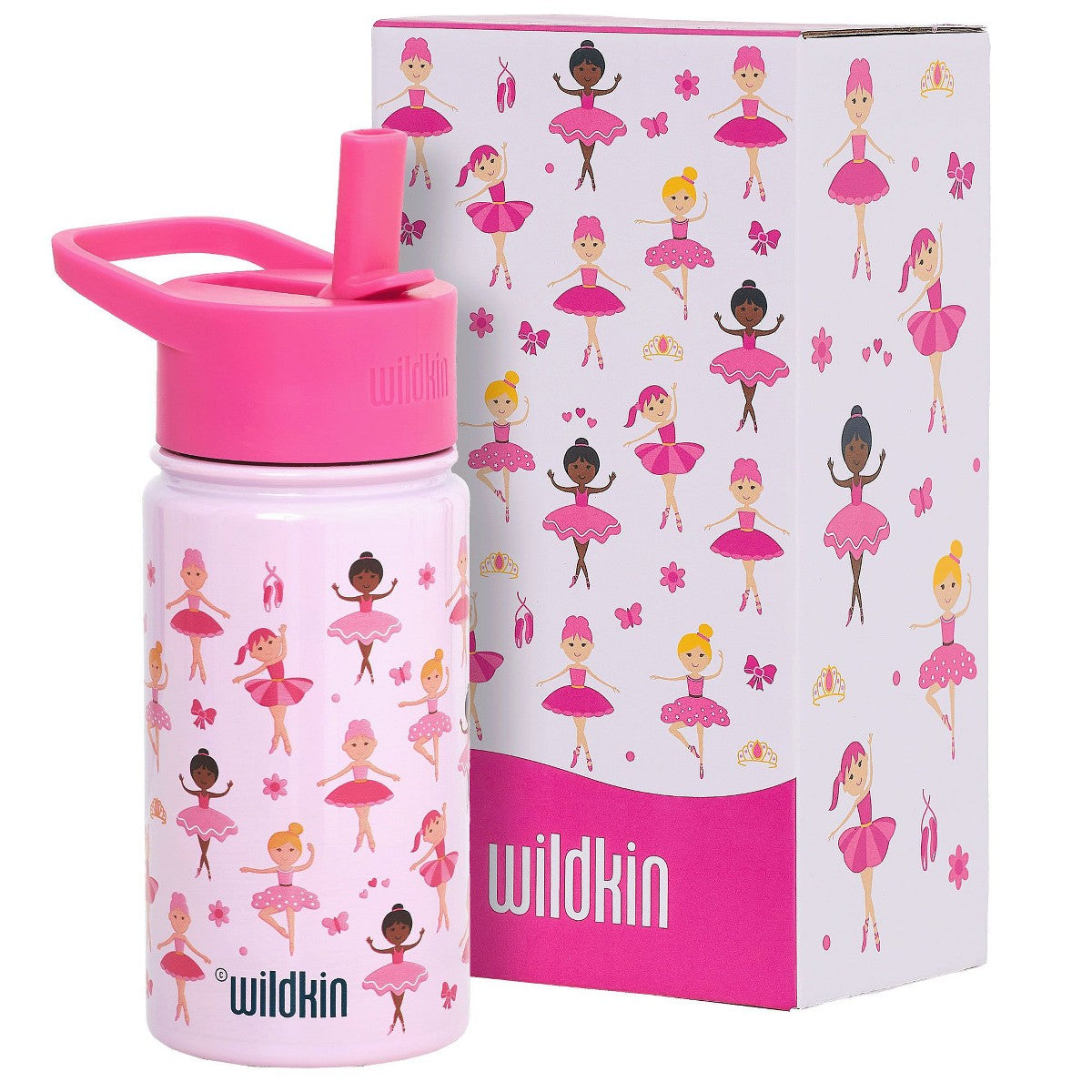 Botella térmica infantil Wildkin 14 oz diseño Ballerina #color_WIK Ballerina