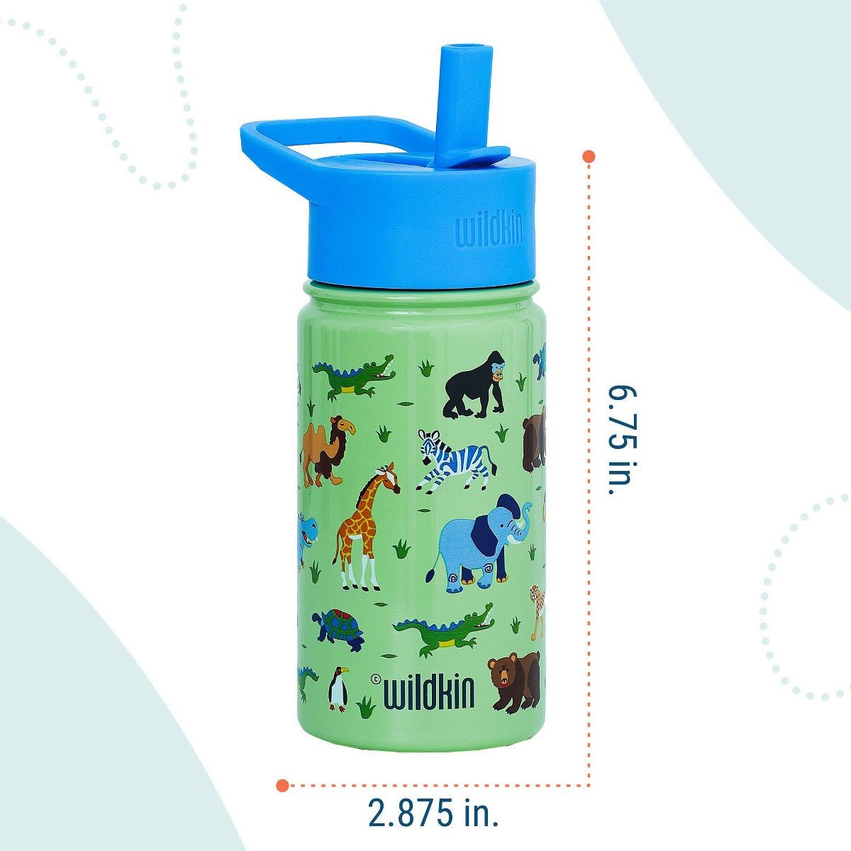 Termo Wildkin 14 oz para niños diseño Wild Animals, características #color_WIK Wild Animals