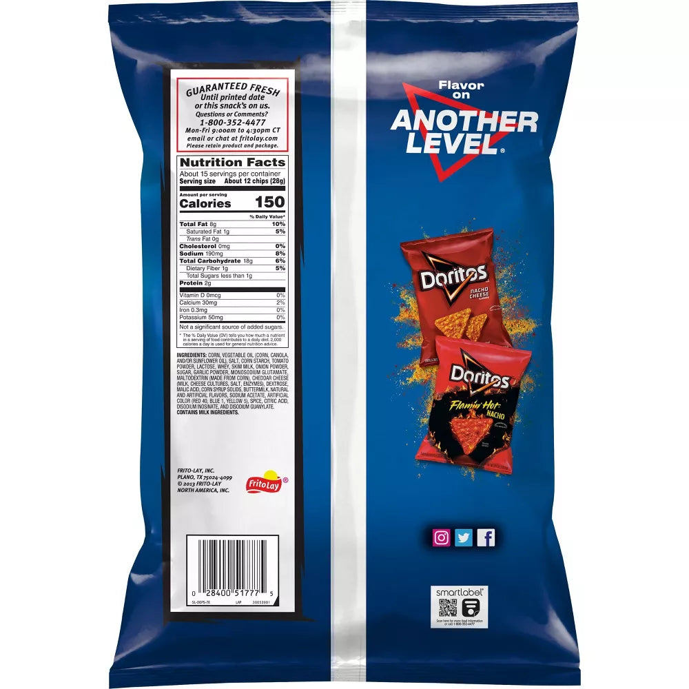 Cool Ranch Flavor Party Size Tortilla Chips