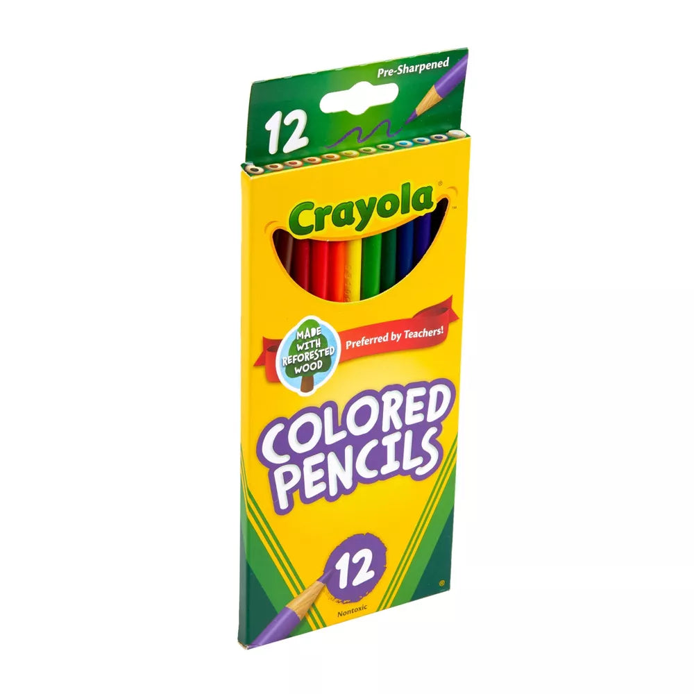 Crayola 12ct Pre-Sharpened Colored Pencils